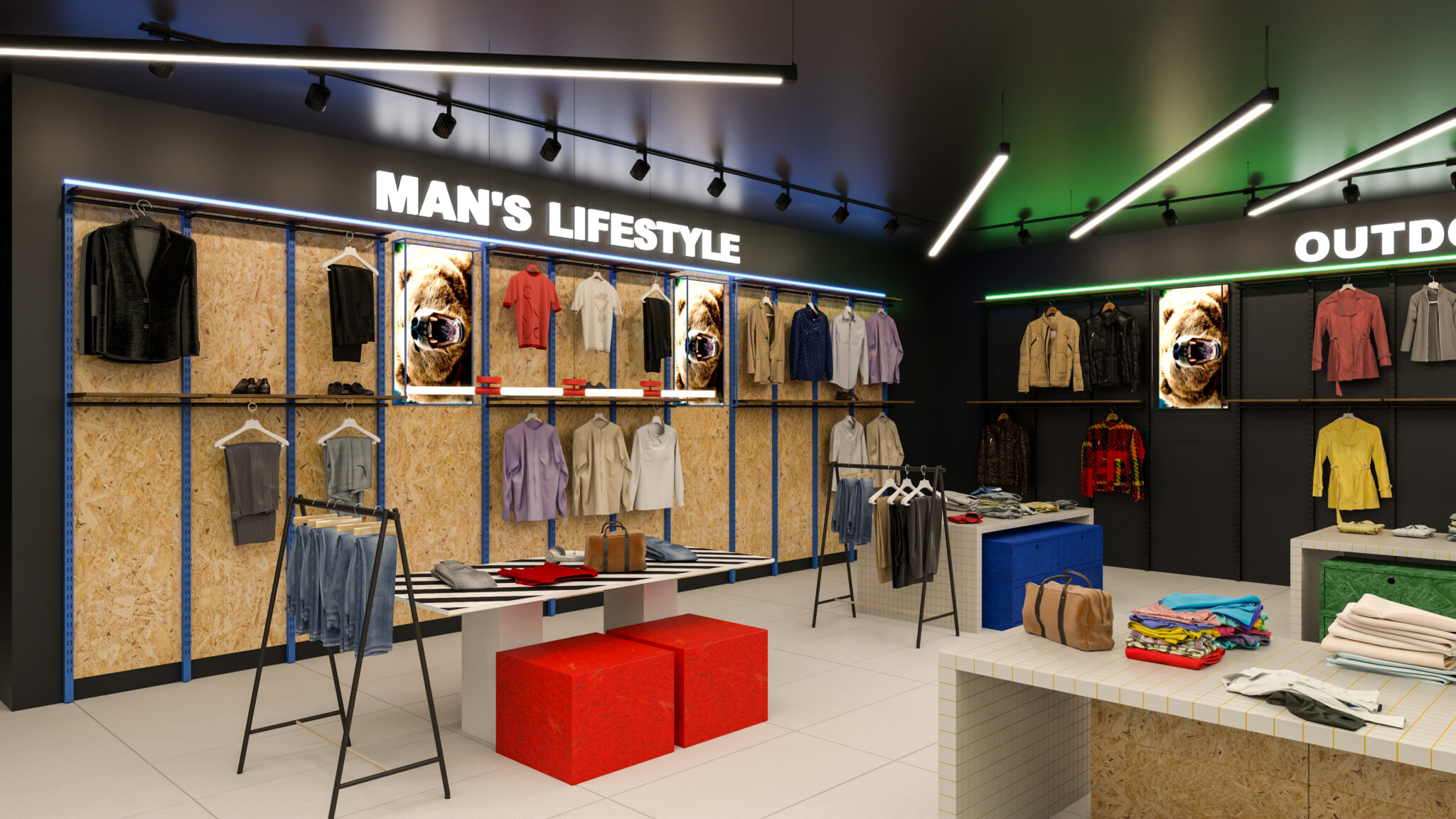 Bad Bear Maltepe Park mimari ve iç mimari projesi